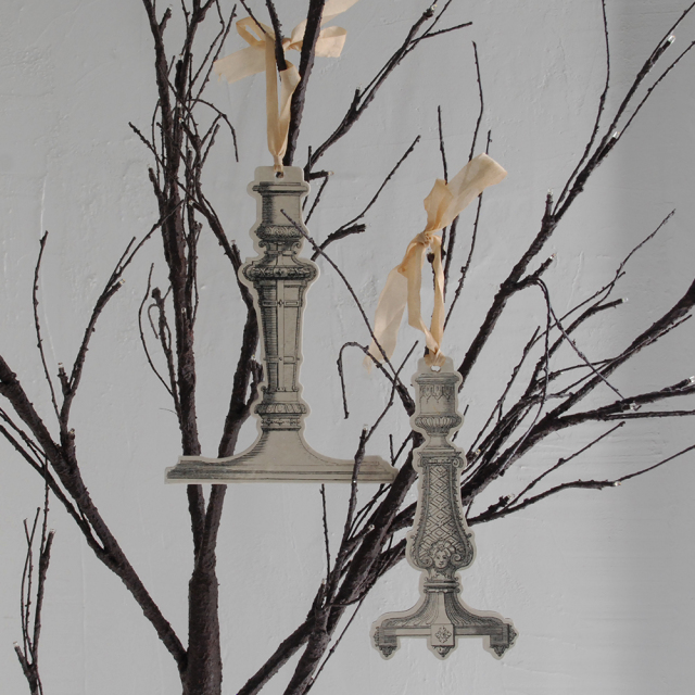 ペーパーオーナメント ""Candleholder"" / MERCI LOUIS