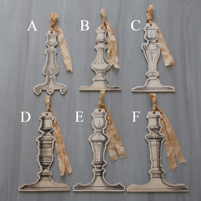 ペーパーオーナメント ""Candleholder"" / MERCI LOUIS