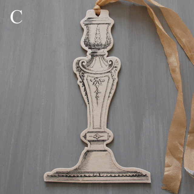 ペーパーオーナメント ""Candleholder"" / MERCI LOUIS