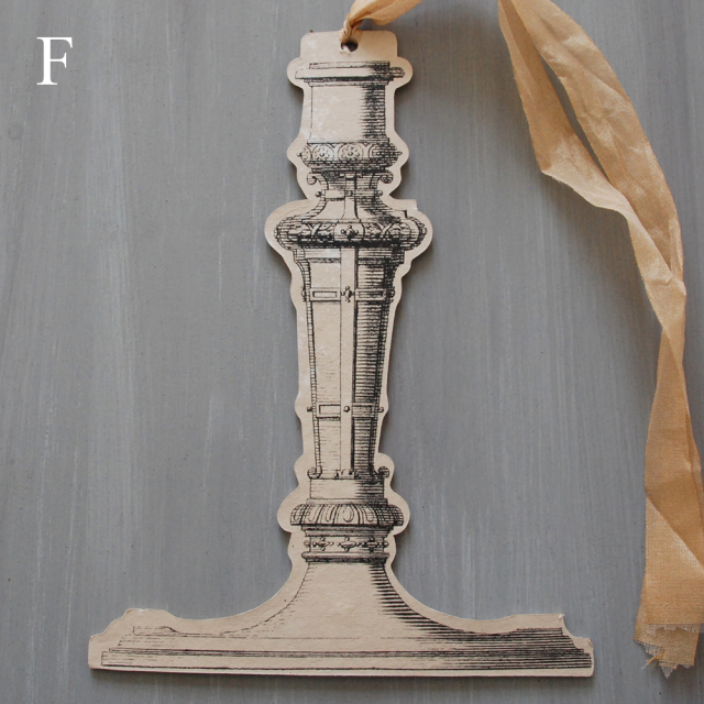 ペーパーオーナメント ""Candleholder"" / MERCI LOUIS