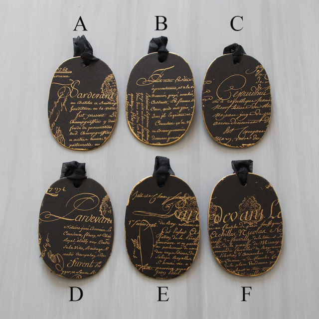 ペーパーオーナメント ""manuscripts"" / MERCI LOUIS