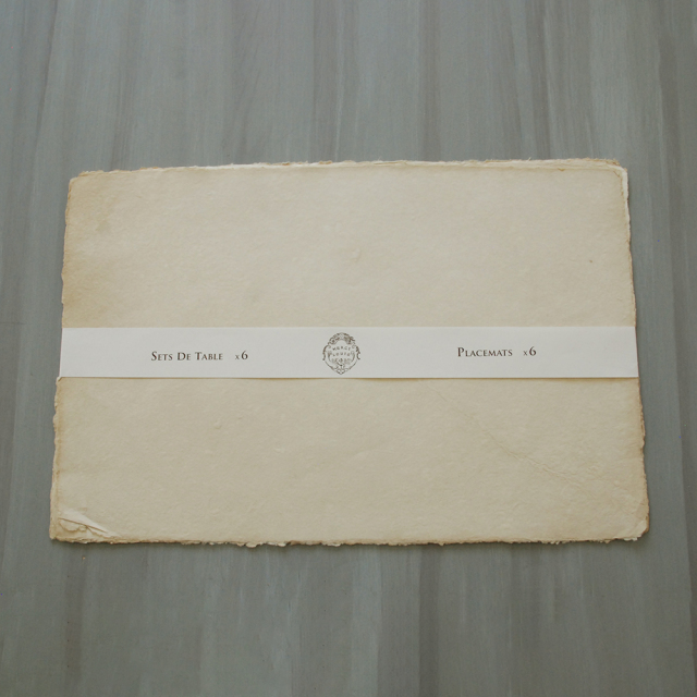 ペーパーランチョンマット / MERCI LOUIS