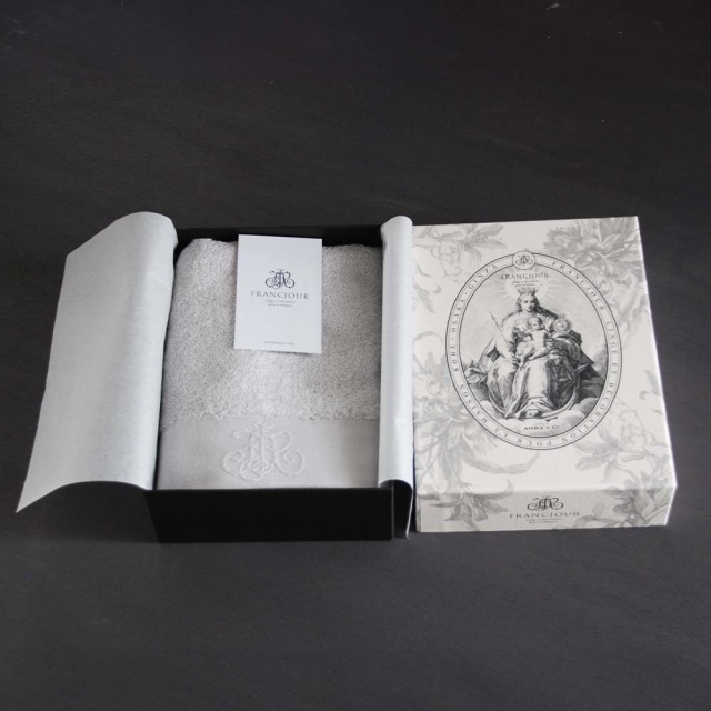 francjour フランジュール ｜ モノグラムノエルギフト フェイスタオル1