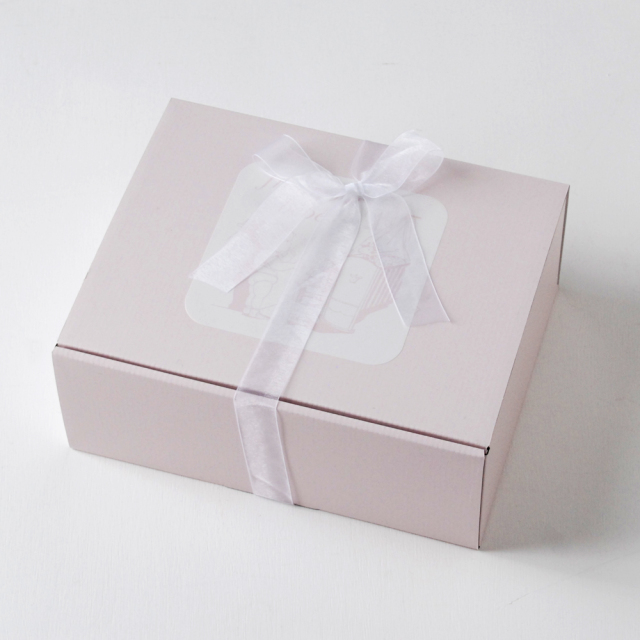 【リピート&複数割引】BERNACHON ギフトボックス　375g×2 ギフトボックス【30箱】（フタ箱) | bayletterpress