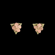 アジサイ リーフポストピアス   / Michael Michaud