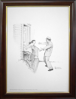 ノーマン・ロックウェル　ドローイング　【おかえりなさい】