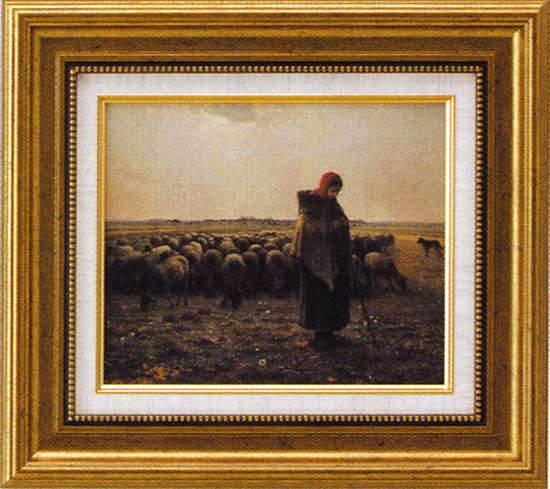 ミレー【羊飼いの少女】