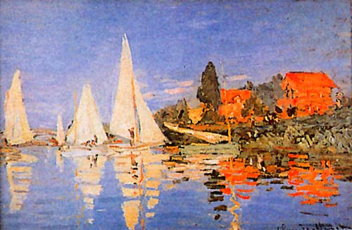 モネ【アルジャントゥーユのヨットレース】 ガレリア・フランジェリコ