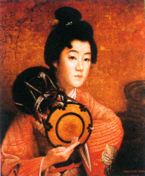 岡田三郎助【婦人像】