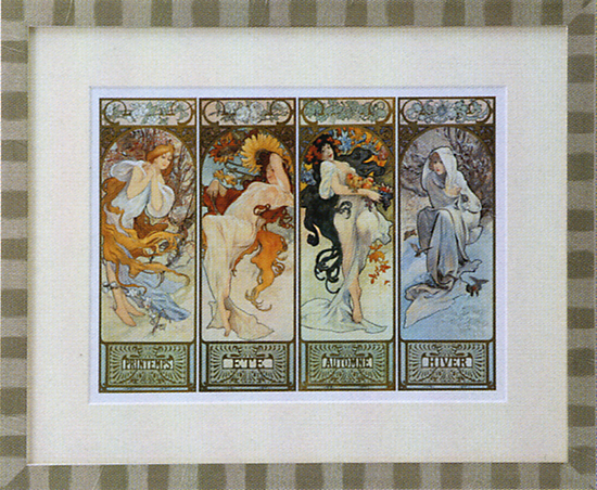 ミュシャ【四季、1897年】