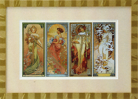 ミュシャ【四季、1900年】