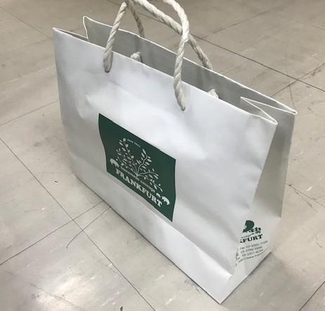 ロゴ入り紙手提げ袋