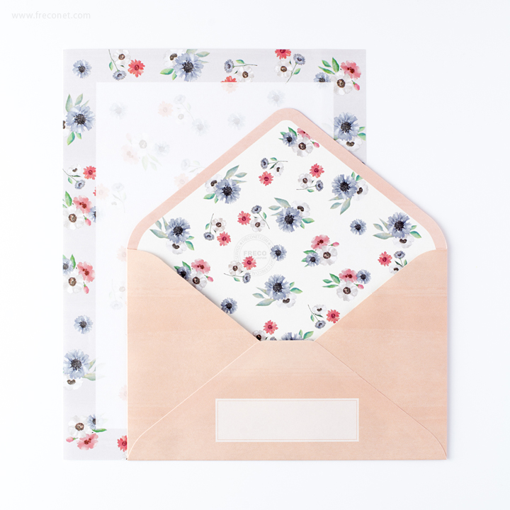 ブルームレターセット ピンク（BMLS01-PK）【ネコポスOK】