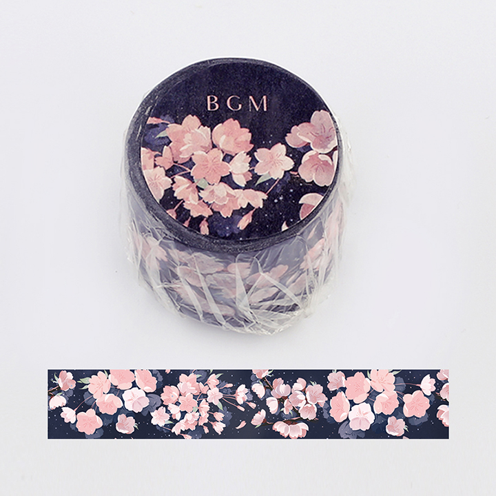 BGMマスキングテープ スペシャル 桜 夜桜(BM-SPSA009)【宅急便配送】