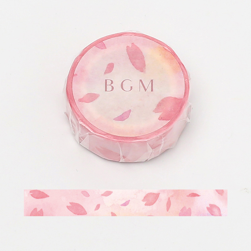 BGMマスキングテープ 15mm 飛花(BM-SPSA012)【ネコポスOK】