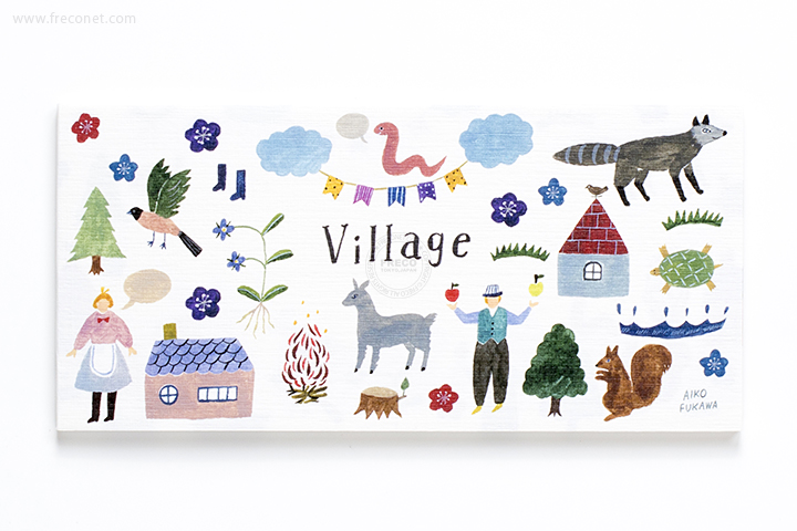 Aiko Fukawa 一筆箋 Village（23-894-350）【ネコポスOK】