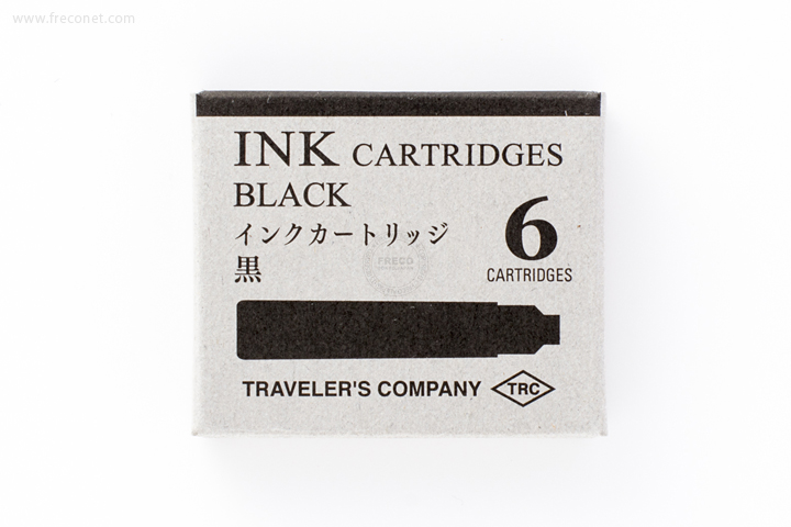 TRC ブラス 万年筆用インクカートリッジ 黒（38072-006）【ネコポスOK】