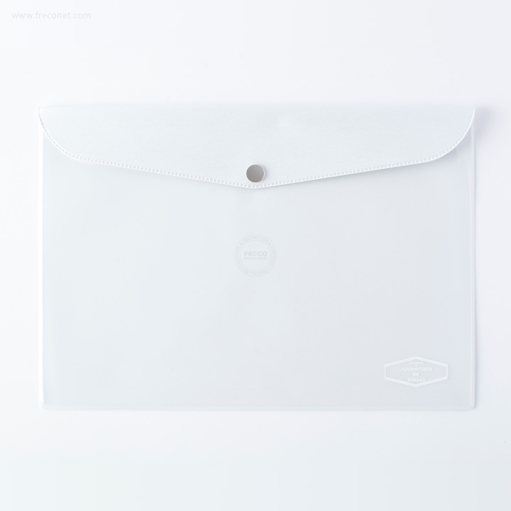 DELFONICS ビニールブリーフケース メタリック B5 ホワイト（500114 100）【ネコポスOK】