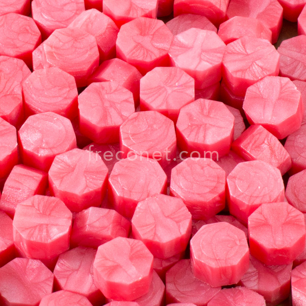 封蝋シーリングワックス ピンクシャーベット 30g入り（100粒前後）【ネコポスOK】