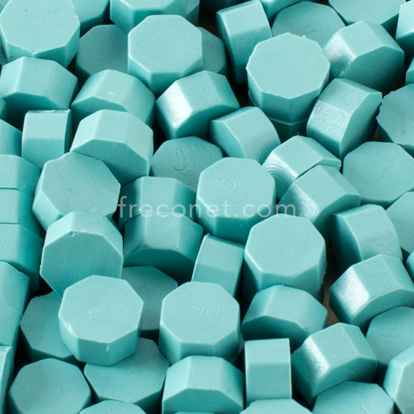 封蝋シーリングワックス アクアグリーン 30g入り（100粒前後）【ネコポスOK】