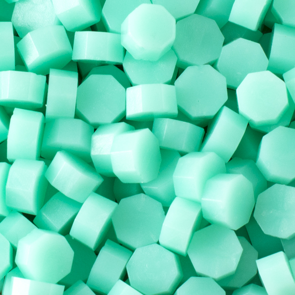 封蝋シーリングワックス 半透明グリーン 30g入り（100粒前後）【ネコポスOK】