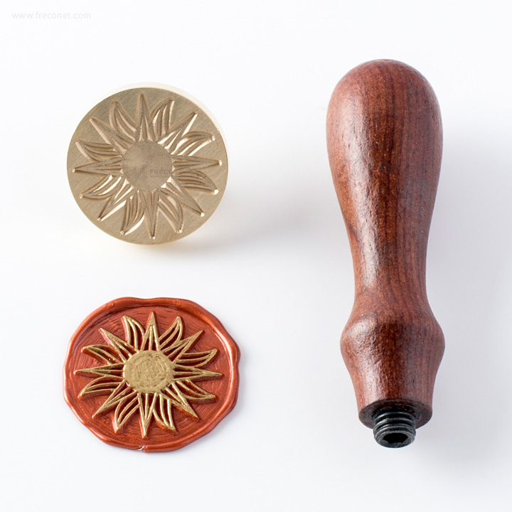 ≪ハイライトオリジナル≫封蝋シーリングスタンプ サンライズ 30mm【ネコポスOK】