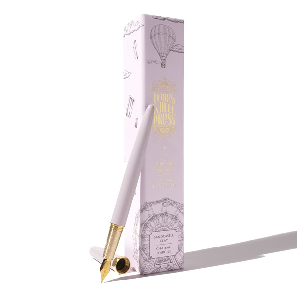 FERRIS WHEEL PRESS/フェリス ホイール プレス 万年筆 ブラッシュ 14Kゴールドメッキスチールニブ F サンドキャッスルクレイ【宅急便配送】