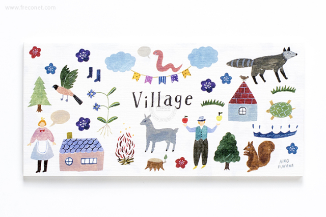 Aiko Fukawa 一筆箋 Village（23-894-350）【ネコポスOK】