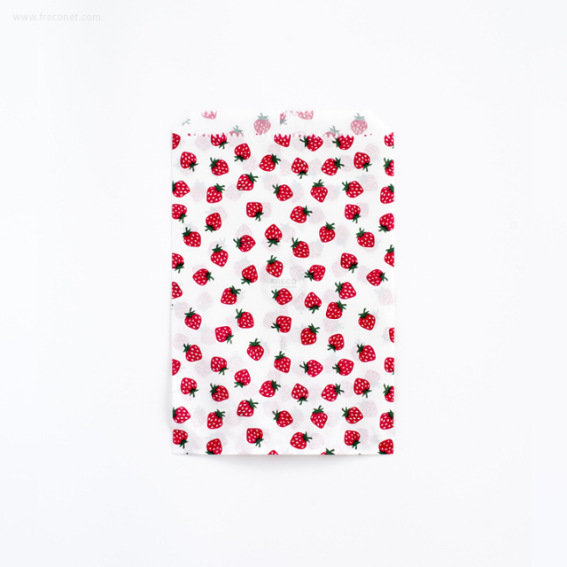 いちごの紙袋 M 10枚入【ネコポスOK】