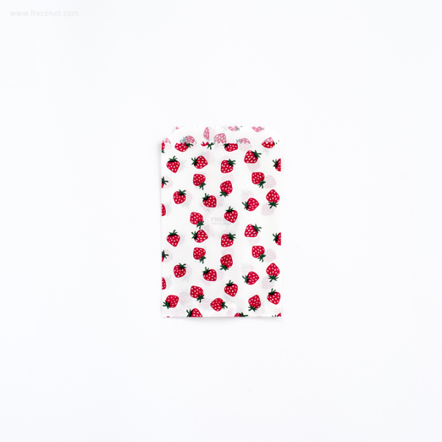 いちごの紙袋 S 10枚入【ネコポスOK】