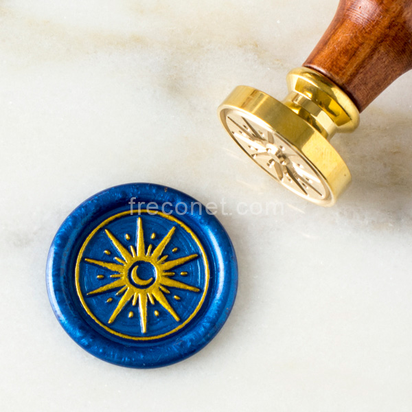 封蝋シーリングスタンプ 宙シリーズ 月光 25mm【ネコポスOK】