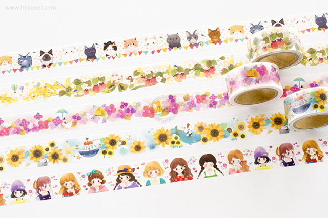 星空百貨マスキングテープ Designed By よねこめ