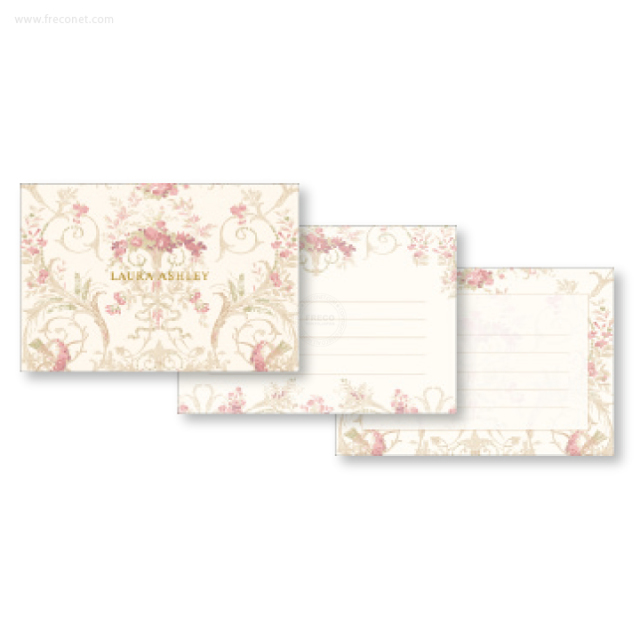 ローラ・アシュレイ 一筆箋 マルメゾン（ヒ-LA202）【ネコポスOK】