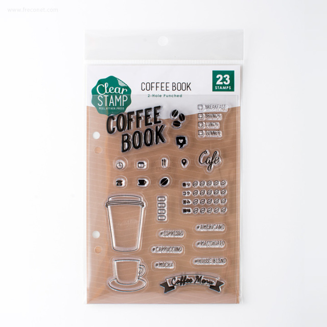 手帳スタンプ こどものかお クリアスタンプシートt コーヒーブック 0980 011 ネコポスok