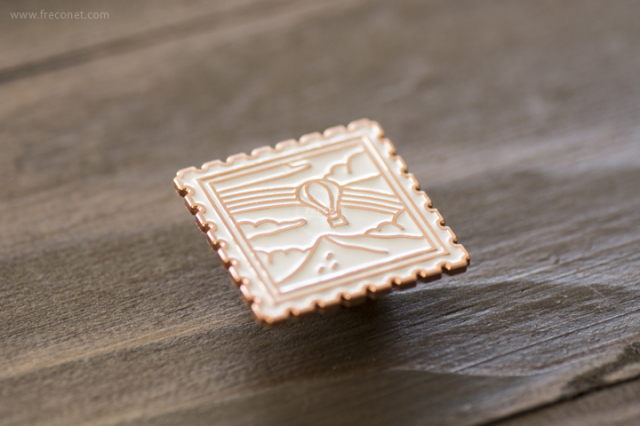 OURS 森林好朋友 ピンバッジ Central Postシリーズ 虹【宅急便配送】