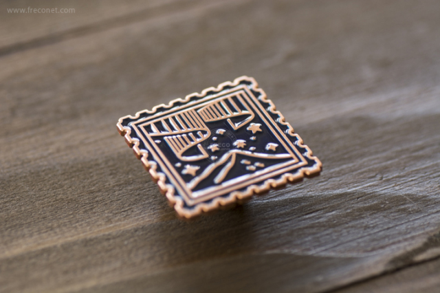 OURS 森林好朋友 ピンバッジ Central Postシリーズ オーロラ【宅急便配送】