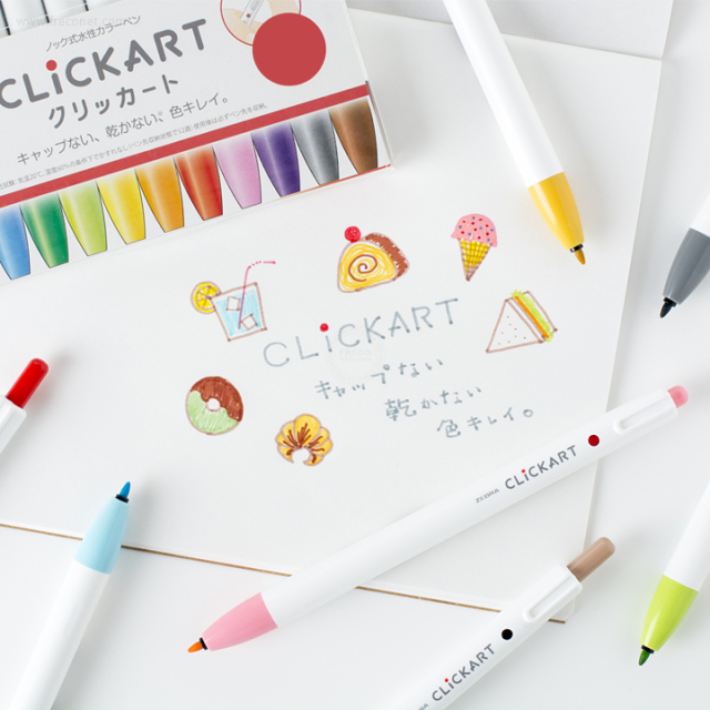 《まとめ割引対象品》ゼブラ クリッカート単色【ネコポスOK】