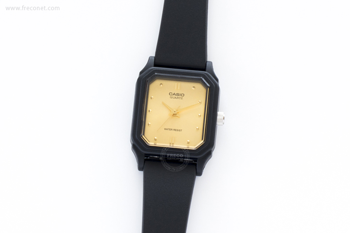 CASIO 腕時計 スクエア スモール ゴールド（LQ-142E-9A）【ネコポスOK】