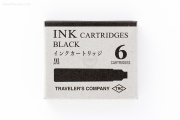 TRC ブラス 万年筆用インクカートリッジ 黒（38072-006）【ネコポスOK】
