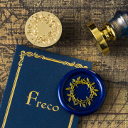 封蝋シーリングスタンプ いばらシリーズ 葉付きのいばら 25mm【ネコポスOK】