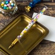 がらす工芸札幌 ガラス軸Gペン 花暦 はるかぜ 15mm軸【宅急便配送】