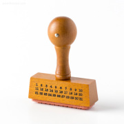 手帳スタンプ こどものかお ハンドルスタンプ マンスリー（1641-005）【ネコポスOK】