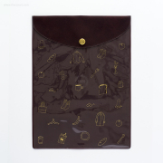 フラットケース A5 モーニング ブラウン（PFC-510）【ネコポスOK】