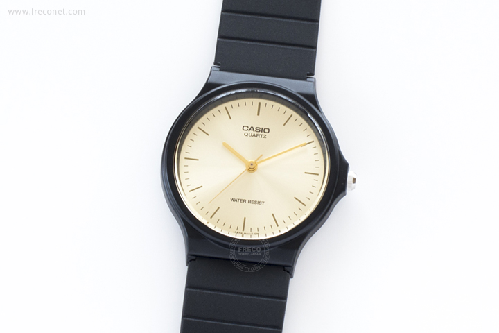 CASIO 腕時計 ラウンド ゴールド（MQ-24-9E）【ネコポスOK】