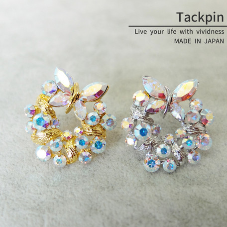 タックピン 蝶【ネコポスOK】