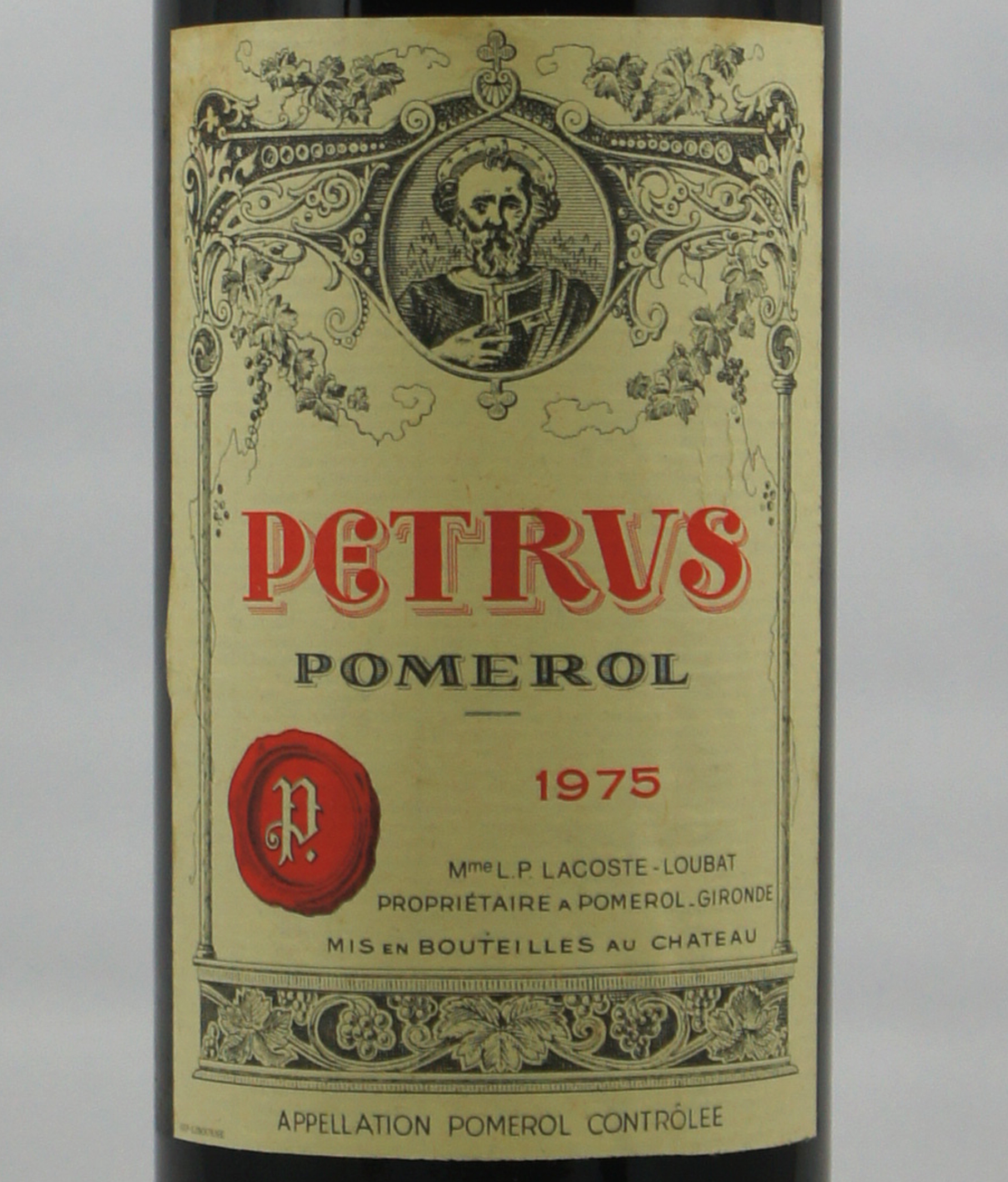 ペトラス1975年750ml French Cave