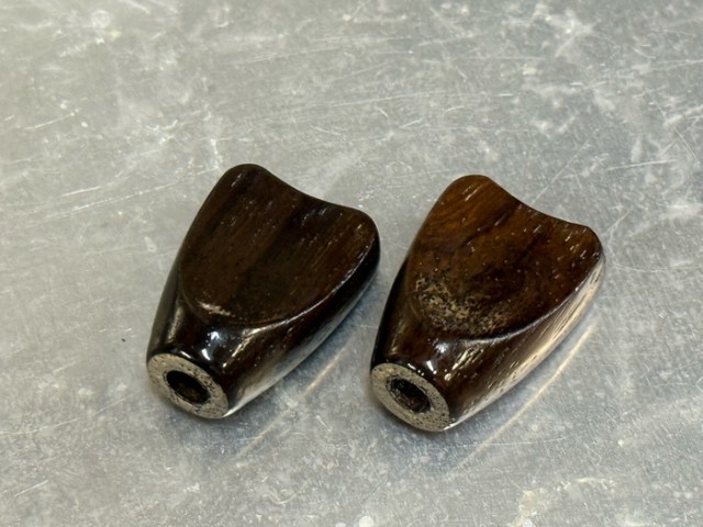 [タイムセール] ローズウッド 平ノブ２個