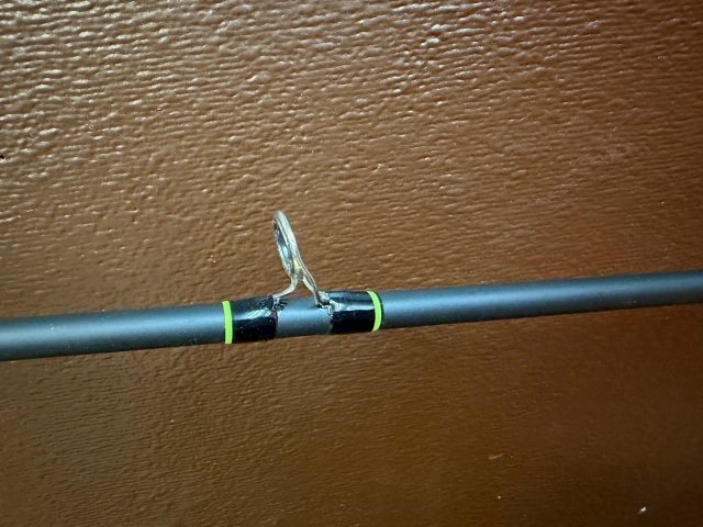 ガンディーニスティック5.6ft スパイラルガイド ブラックライム 一本