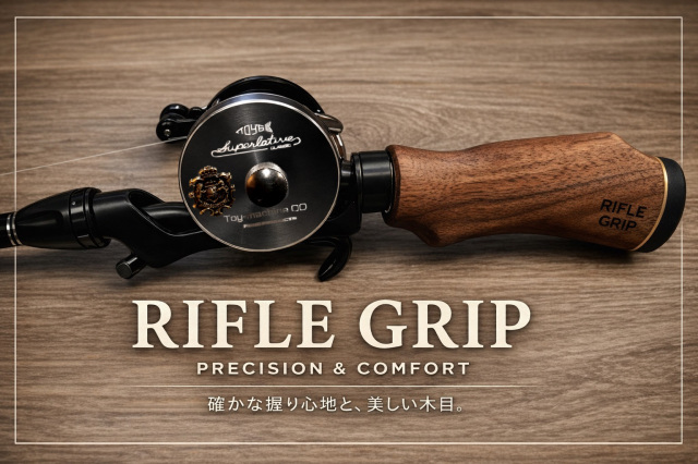 初回特別価格！[予約商品]ライフルブラックカメレオングリップ