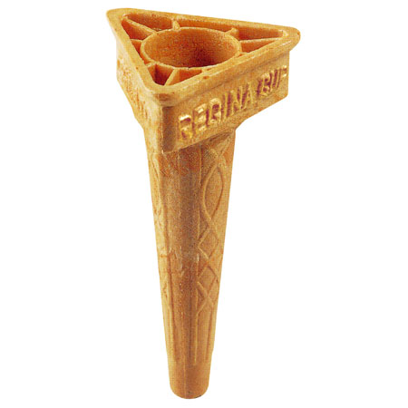 【業務用】 アイスクリーム・ジェラート用・三角コーン(スリーブ無し) 360個入【送料無料】